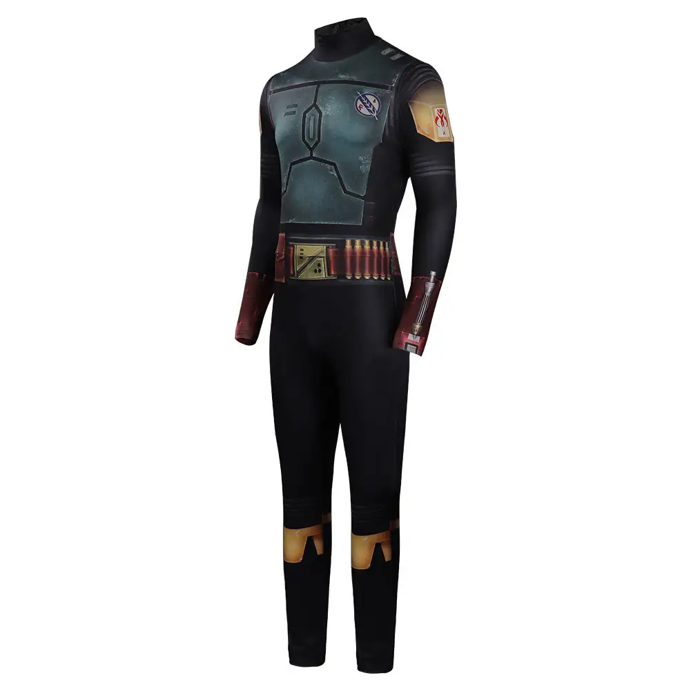 NewCosplay The Book Of Boba Fett - Boba Fett Jumpsuit Halloween Carnival Suit Cosplay Costume - Image 3