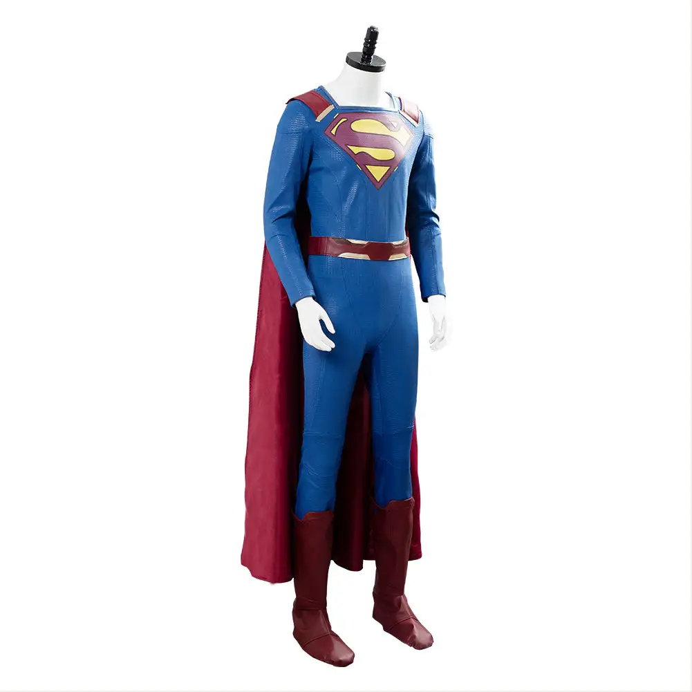 NewCosplay Supergirl Season 2 Superman Cosplay Costume - Image 3