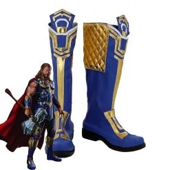 INSWEAR Thor: Love And Thunder (2022) Thor Cosplay Shoes Boots Halloween Costumes Accessory Custom Made