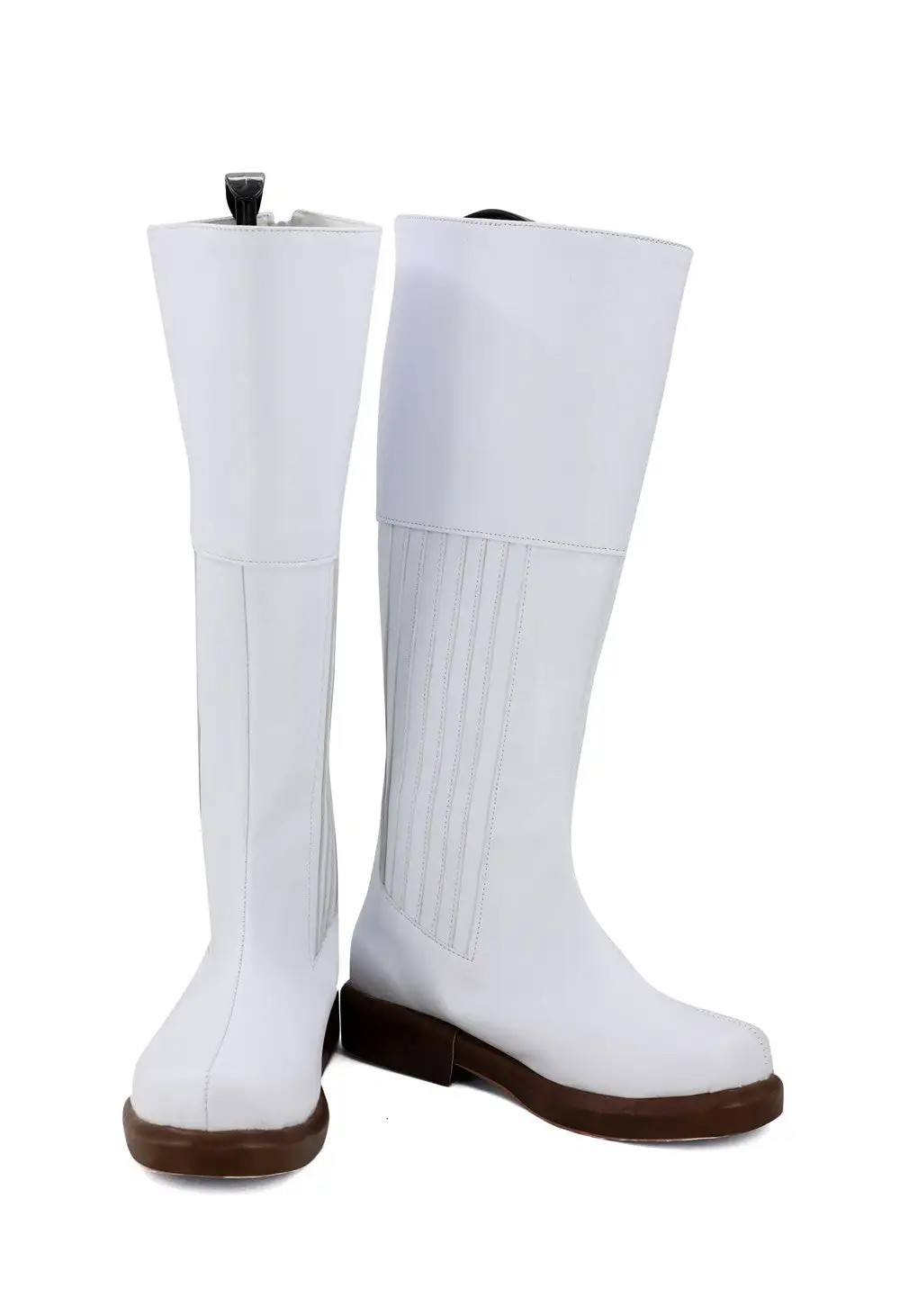 New Cosplaysky Star Wars Pricess Leia Cosplay Shoes Boots White - Image 2