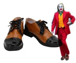New Cosplaysky 2019 Joker Film DC Movie Joaquin Phoenix Arthur Fleck Cosplay Shoes