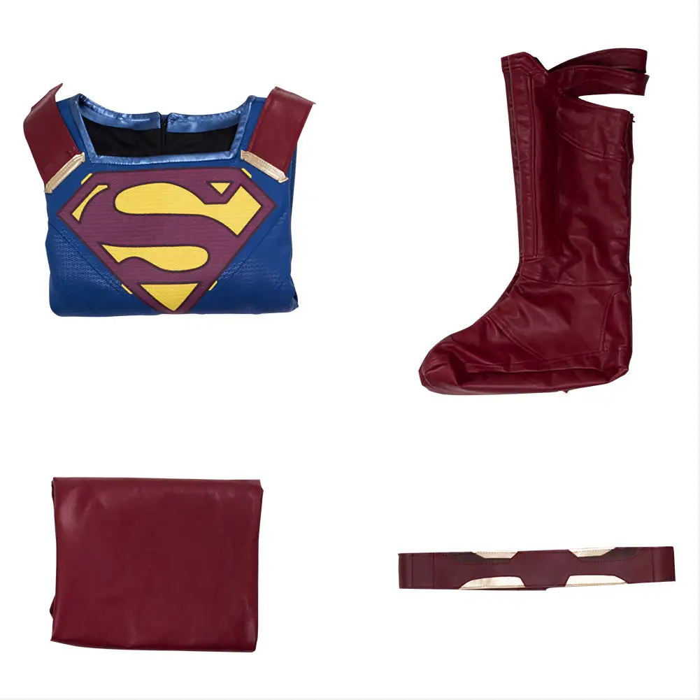 NewCosplay Supergirl Season 2 Superman Cosplay Costume - Image 12