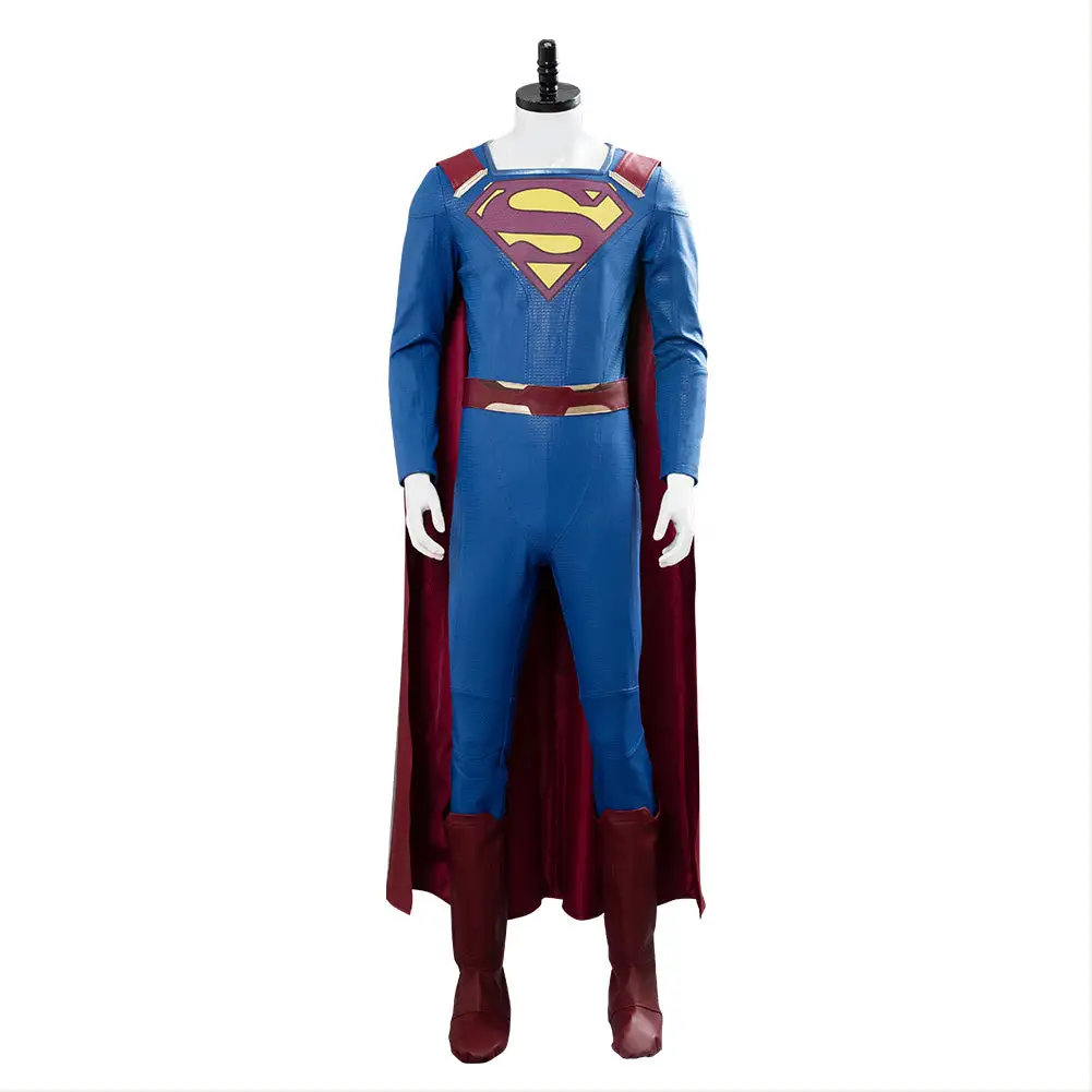 NewCosplay Supergirl Season 2 Superman Cosplay Costume - Image 2