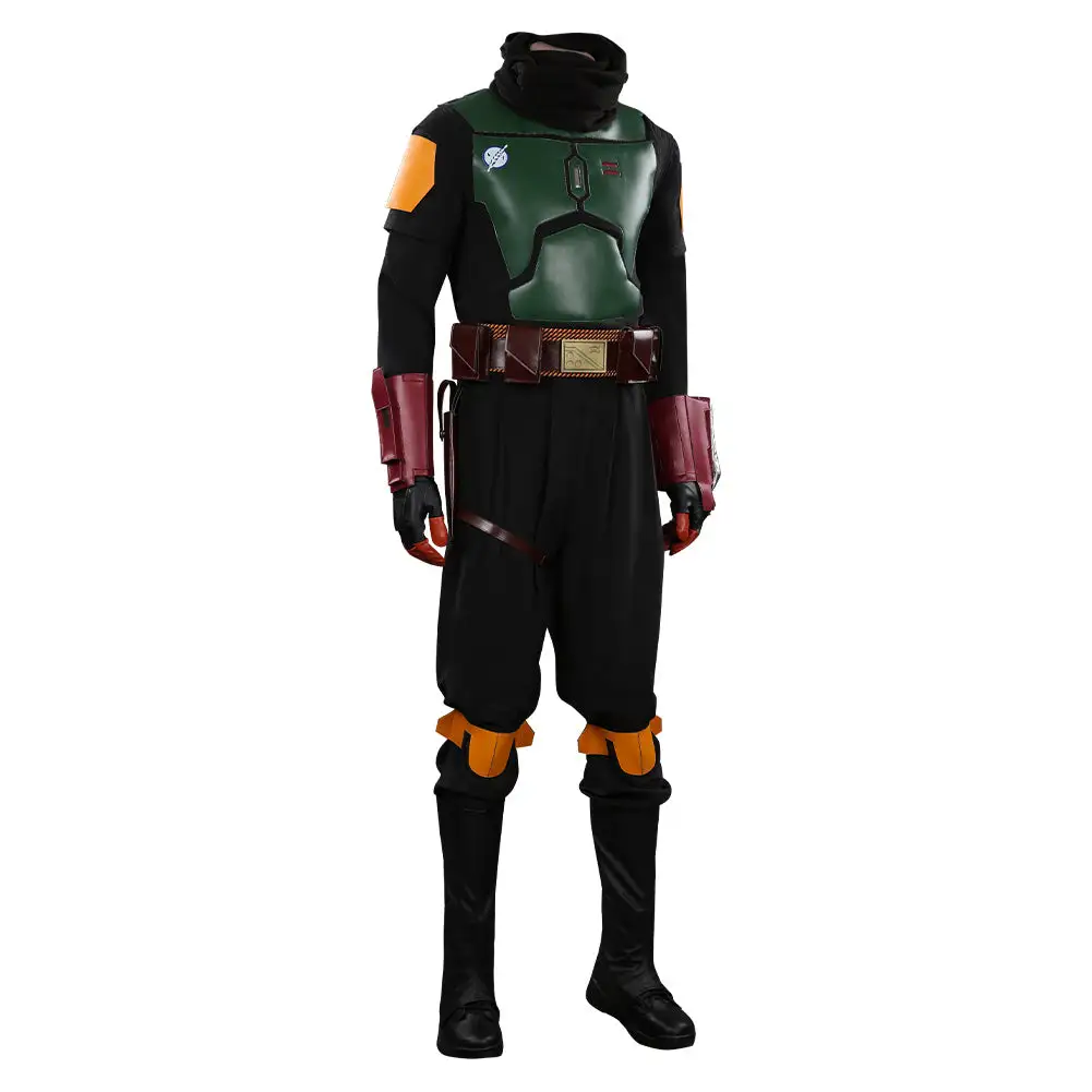 NewCosplay Mandalorian The Book Of Boba Fett Outfits Halloween Carnival Suit Cosplay Costume - Image 5