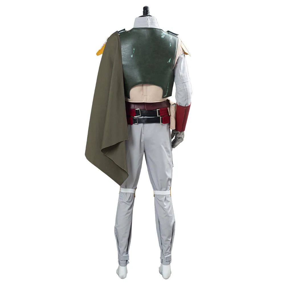 NewCosplay Star Wars The Book Of Boba Fett Halloween Carnival Suit Cosplay Costume - Image 4