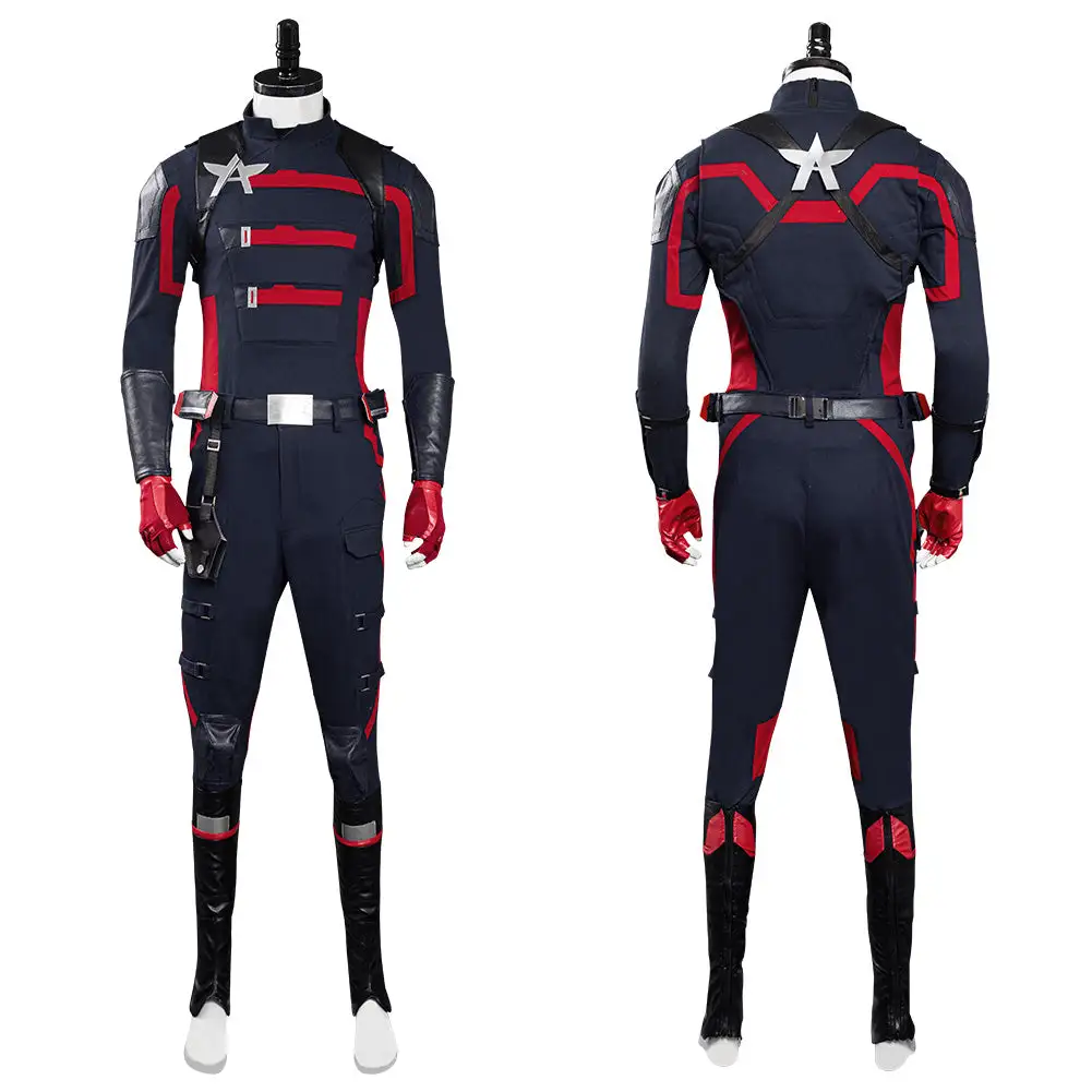 NewCosplay The Falcon And The Winter Soldier John Walker Captain America Outfits Halloween Carnival Suit Cosplay Costume - Image 10