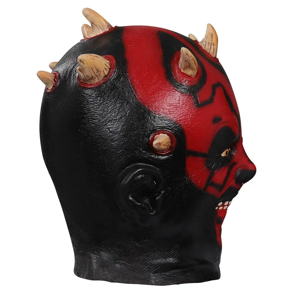 NewCossky Star Wars:Darth Maul Mask Cosplay Latex Masks Helmet Costume Props - Image 5