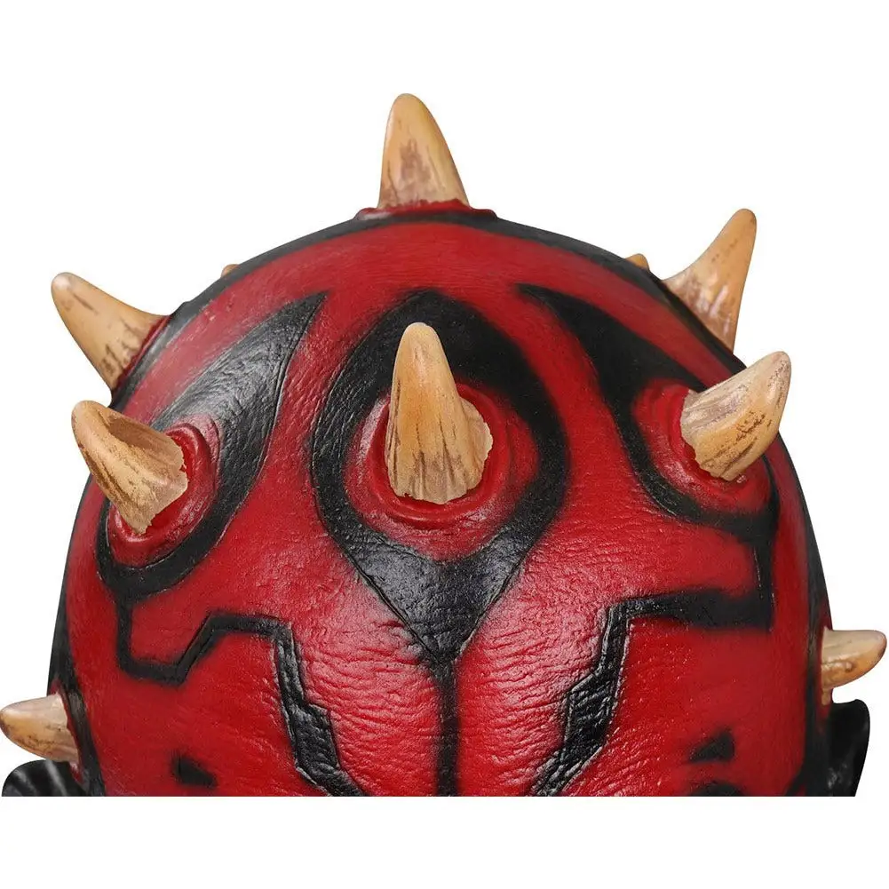 NewCossky Star Wars:Darth Maul Mask Cosplay Latex Masks Helmet Costume Props - Image 6