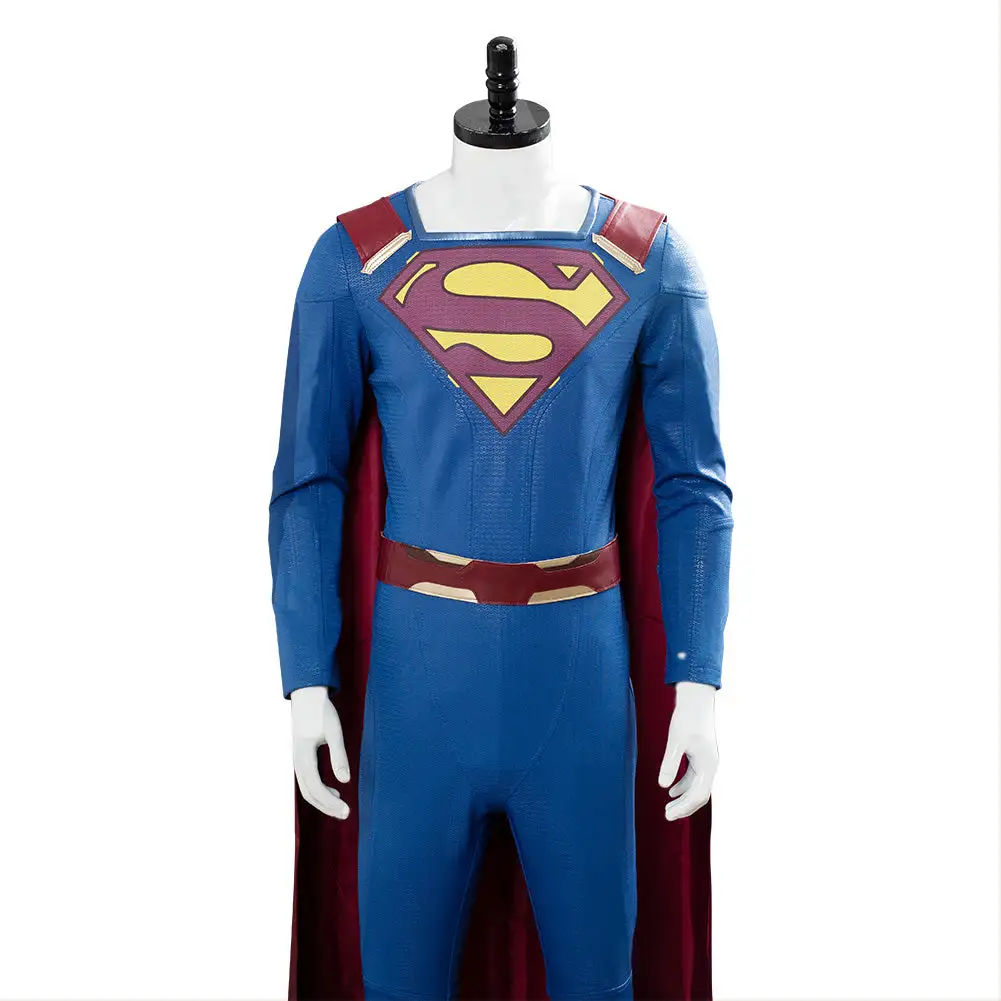 NewCosplay Supergirl Season 2 Superman Cosplay Costume - Image 9