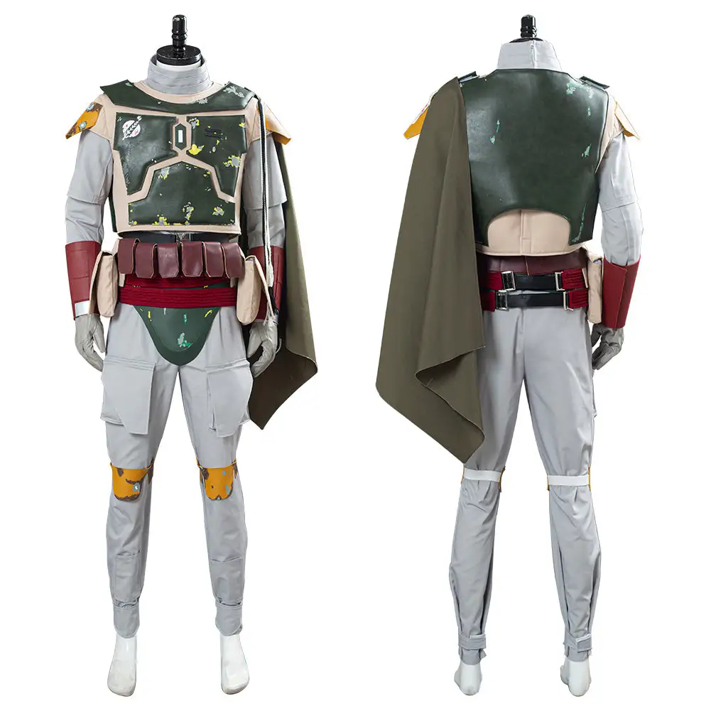 NewCosplay Star Wars The Book Of Boba Fett Halloween Carnival Suit Cosplay Costume - Image 11