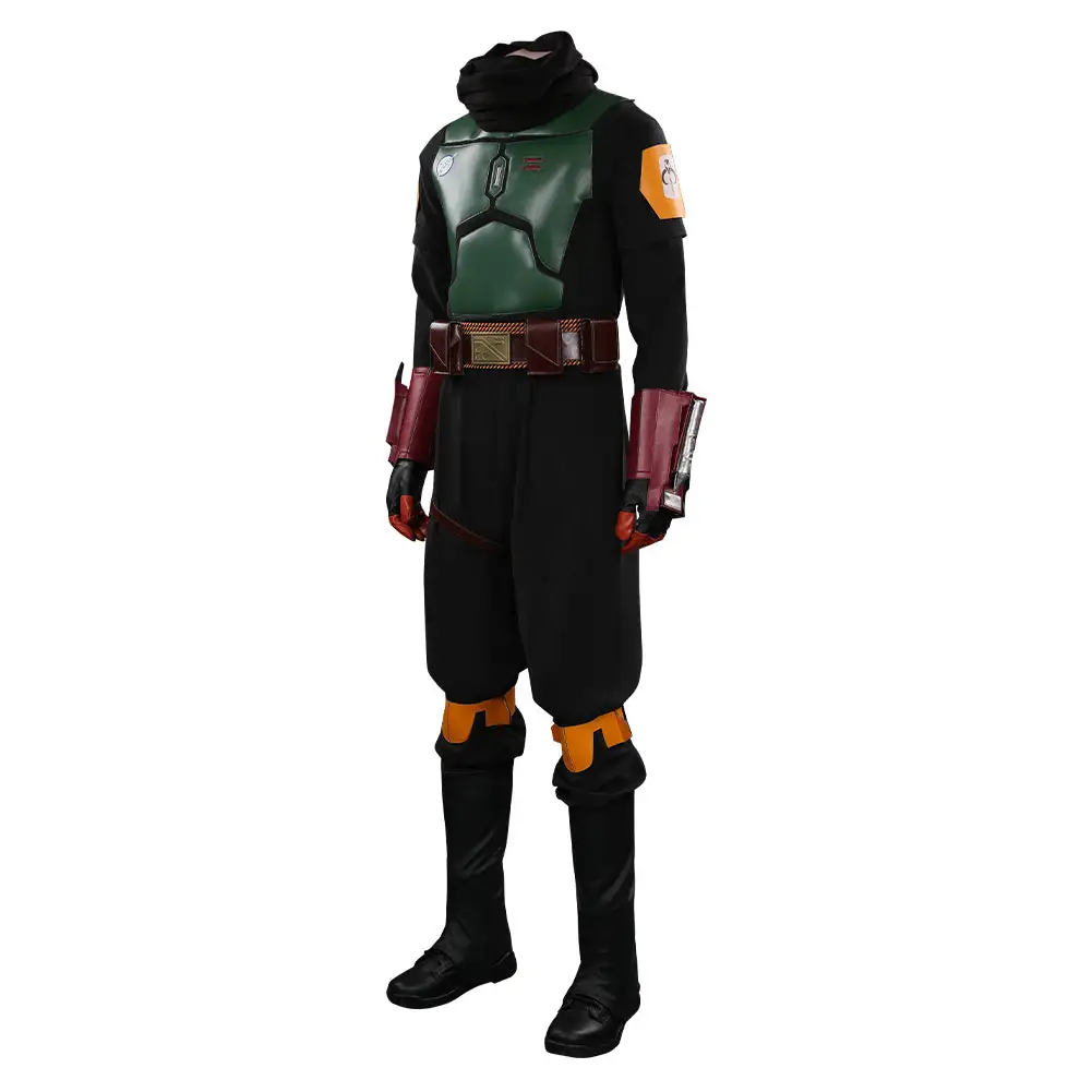 NewCosplay Mandalorian The Book Of Boba Fett Outfits Halloween Carnival Suit Cosplay Costume - Image 4