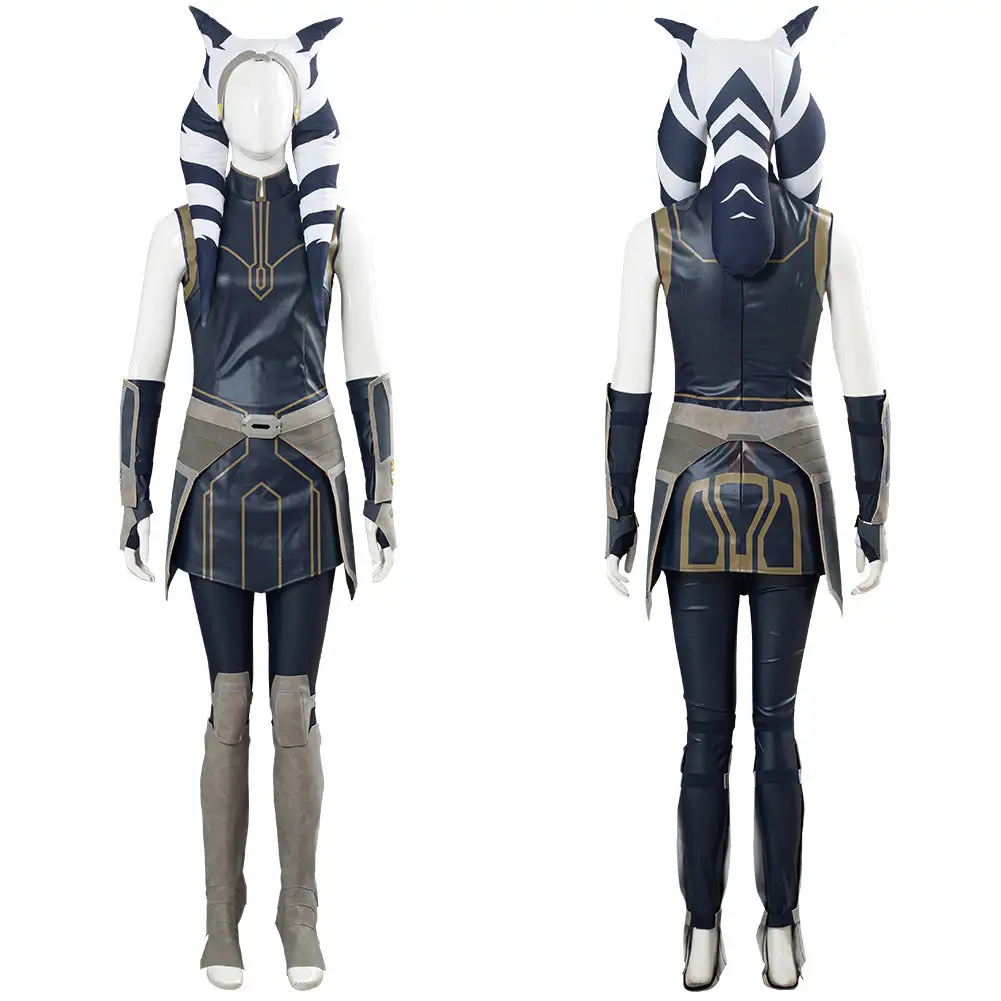 NewCosplay Star Wars: Clone Wars Season 7 Ahsoka Tano Women Cosplay Costume - Image 10