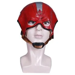 NewCosplay Black Widow Alexei Shostakov Red Guardlian Helmet Masquerade Halloween Cosplay Costume Props Cosplay Latex Masks