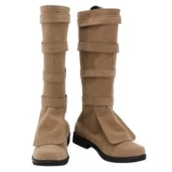 NewCosplay Mandalorian Cobb Vanth Halloween Costumes Accessory Custom Made Cosplay Shoes Boots