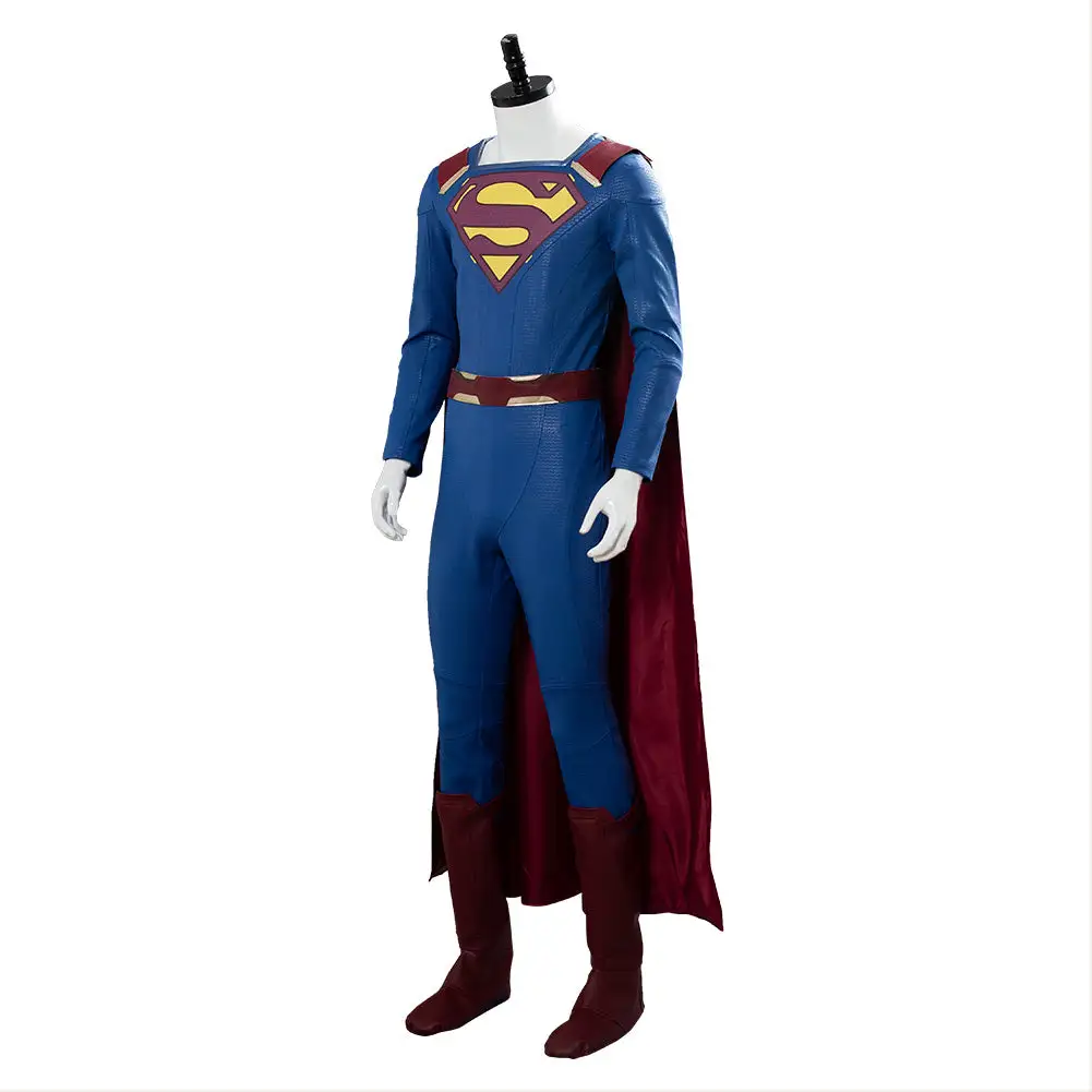 NewCosplay Supergirl Season 2 Superman Cosplay Costume - Image 5