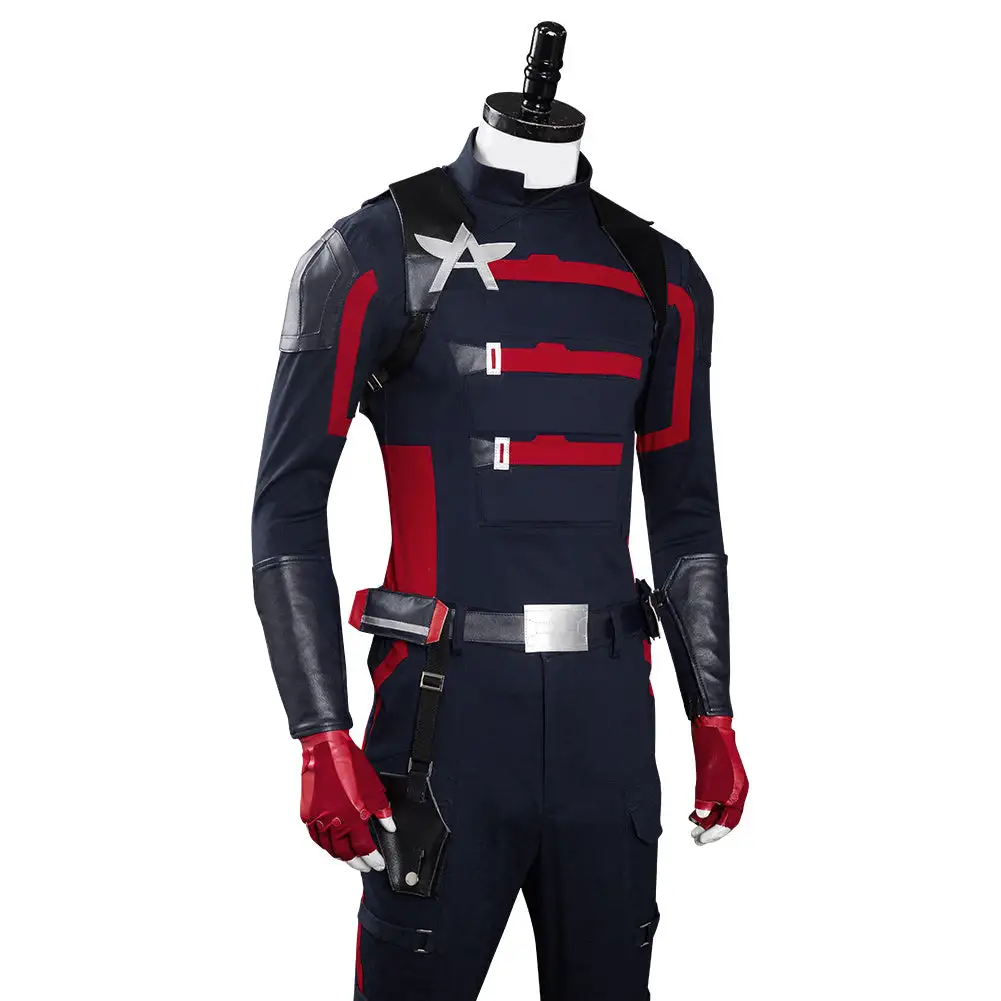 NewCosplay The Falcon And The Winter Soldier John Walker Captain America Outfits Halloween Carnival Suit Cosplay Costume - Image 8