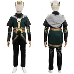 NewCosplay Loki Season 1 Kids Children Costumes Halloween Carnival Suit Cosplay Costume