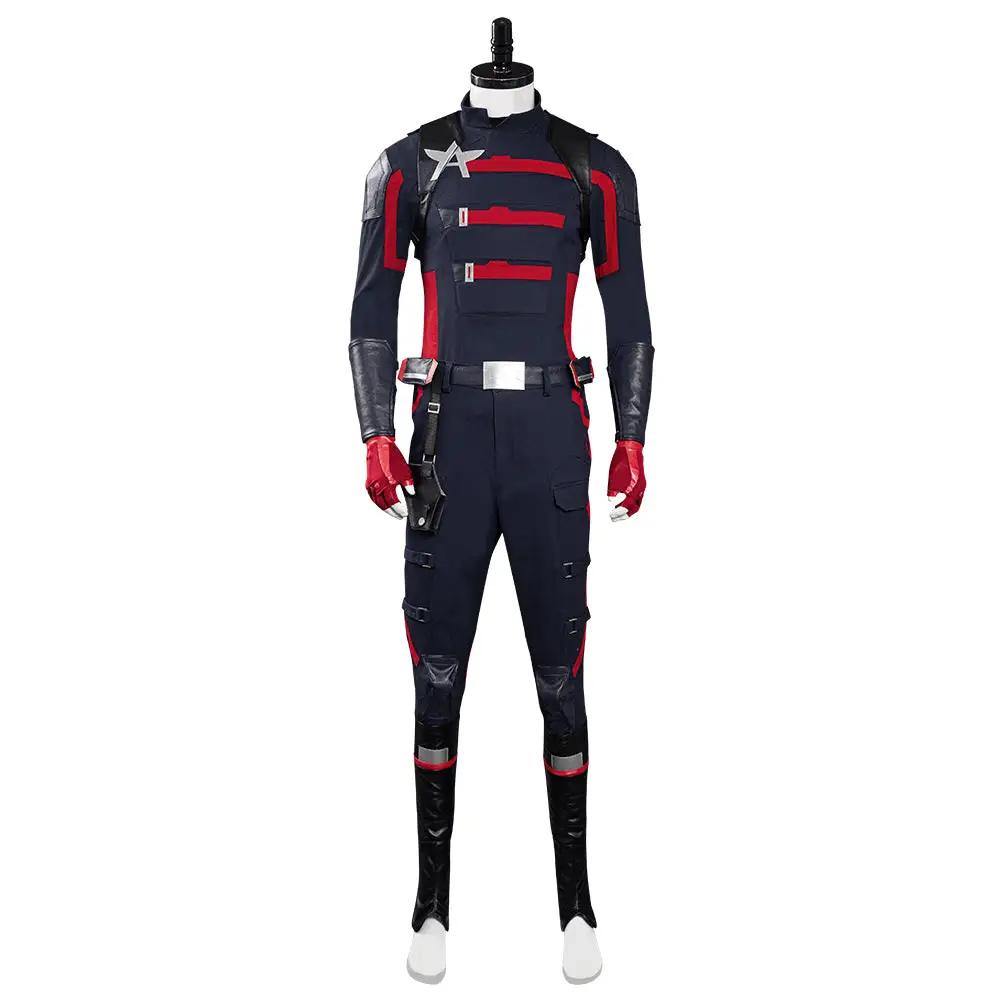 NewCosplay The Falcon And The Winter Soldier John Walker Captain America Outfits Halloween Carnival Suit Cosplay Costume - Image 2