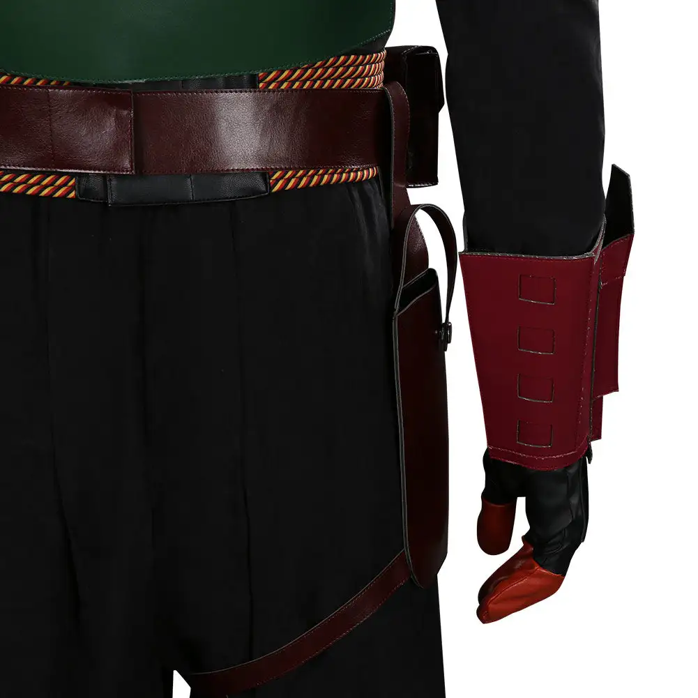 NewCosplay Mandalorian The Book Of Boba Fett Outfits Halloween Carnival Suit Cosplay Costume - Image 9
