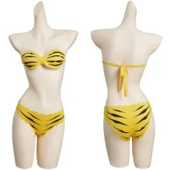 NewCosplay Urusei Yatsura Lum Swimwear Outfits Halloween Carnival Suit Cosplay Costume