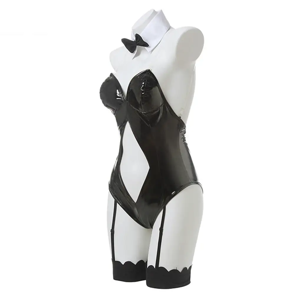 NewCosplay Muse Dash Rin Bunny Girls Jumpsuit Outfits Halloween Carnival Suit Cosplay Costume - Image 3