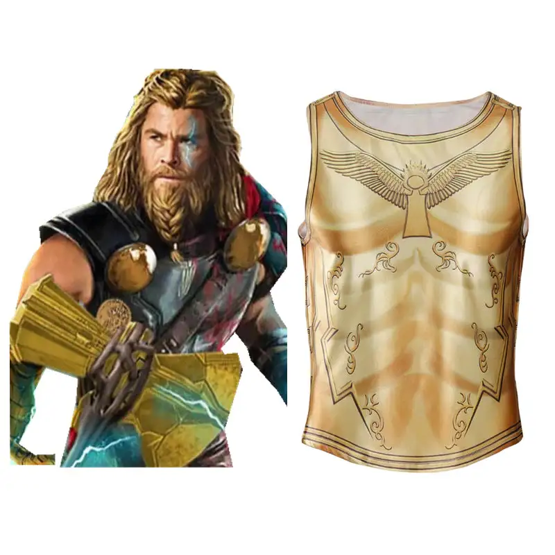 Cossky Thor: Love And Thunder Zeus Cosplay Costume Vest Halloween Costume