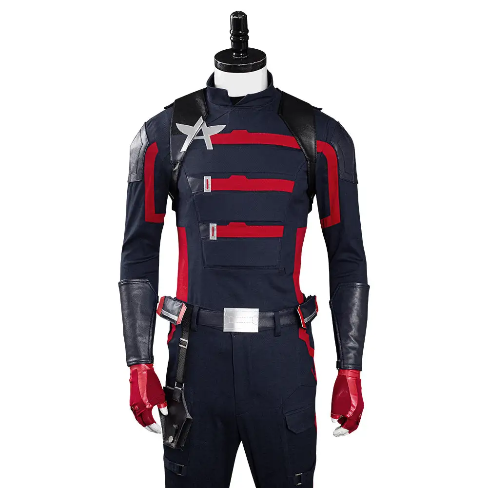 NewCosplay The Falcon And The Winter Soldier John Walker Captain America Outfits Halloween Carnival Suit Cosplay Costume - Image 6