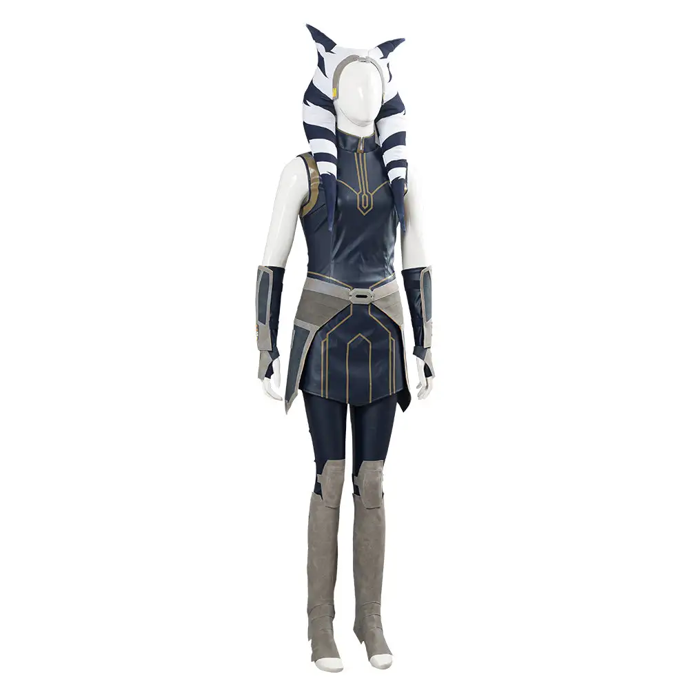 NewCosplay Star Wars: Clone Wars Season 7 Ahsoka Tano Women Cosplay Costume - Image 5