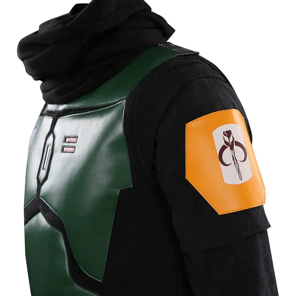 NewCosplay Mandalorian The Book Of Boba Fett Outfits Halloween Carnival Suit Cosplay Costume - Image 8
