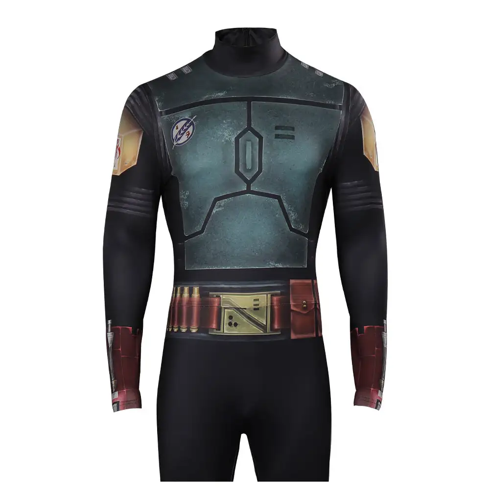 NewCosplay The Book Of Boba Fett - Boba Fett Jumpsuit Halloween Carnival Suit Cosplay Costume - Image 6