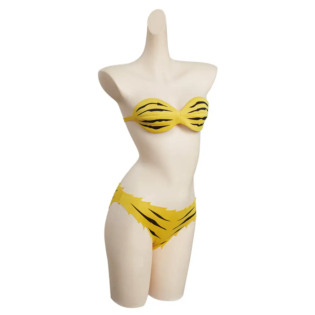 NewCosplay Urusei Yatsura Lum Swimwear Outfits Halloween Carnival Suit Cosplay Costume - Image 5