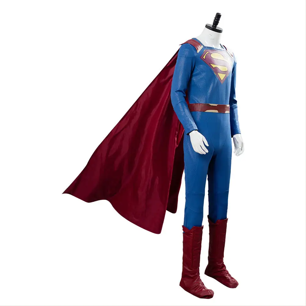 NewCosplay Supergirl Season 2 Superman Cosplay Costume - Image 7
