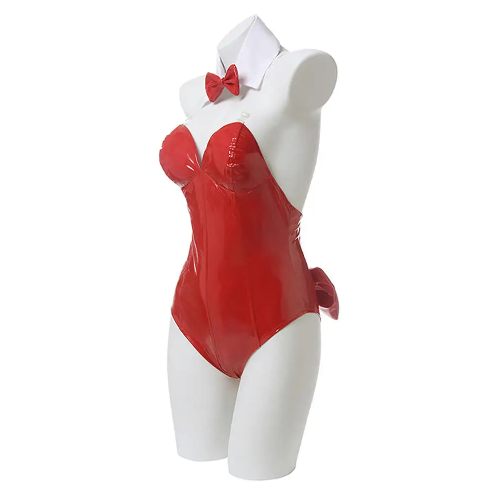 NewCosplay Anime Saenai Heroine No Sodatekata Eriri Spencer Sawamura Sexy Red Bunny Girl Costume Women Sexy Jumpsuit Cosplay Costume - Image 3