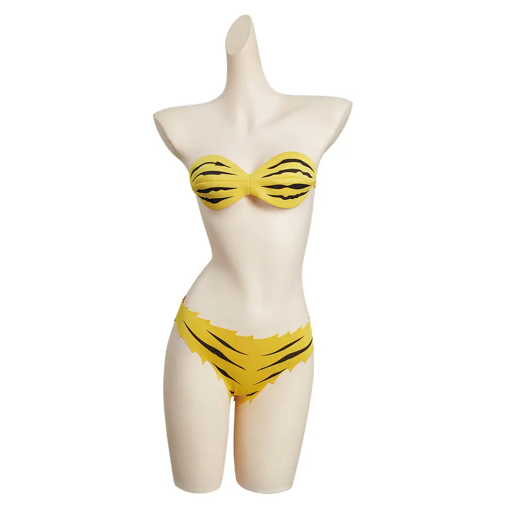 NewCosplay Urusei Yatsura Lum Swimwear Outfits Halloween Carnival Suit Cosplay Costume - Image 2