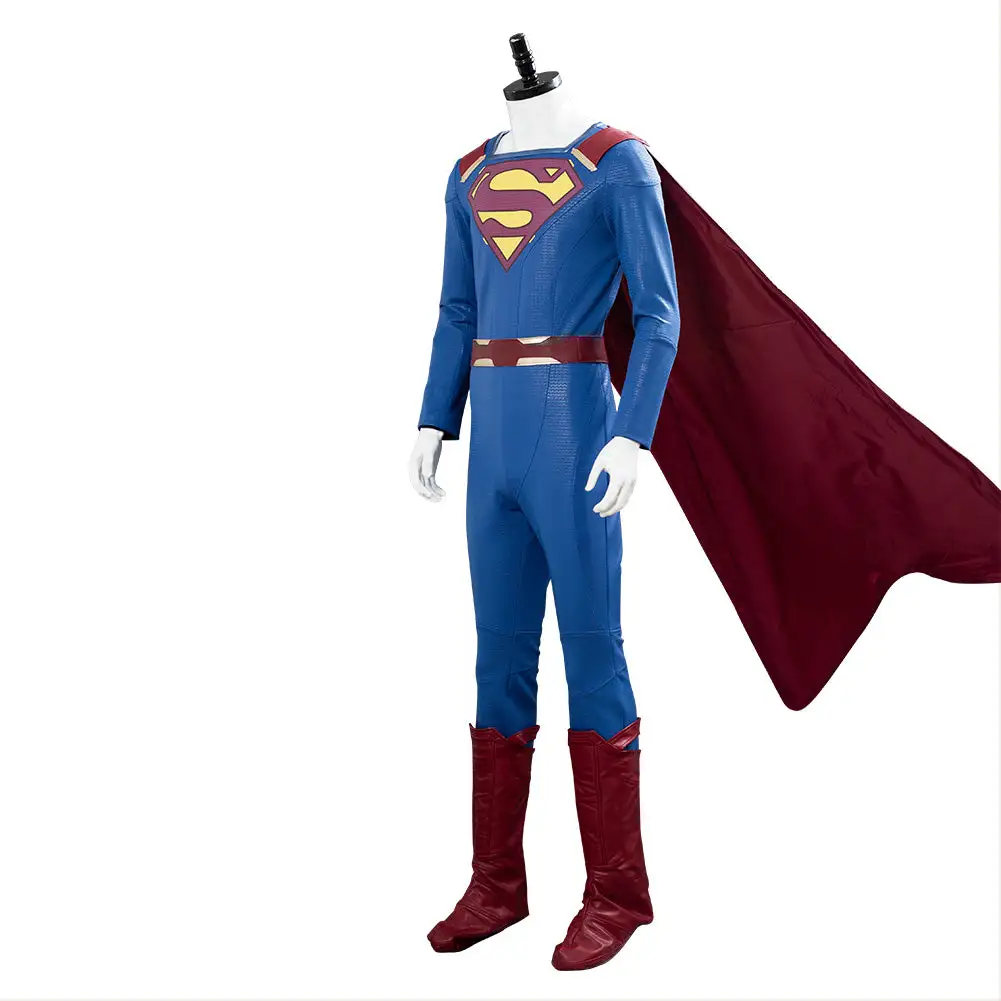 NewCosplay Supergirl Season 2 Superman Cosplay Costume - Image 6