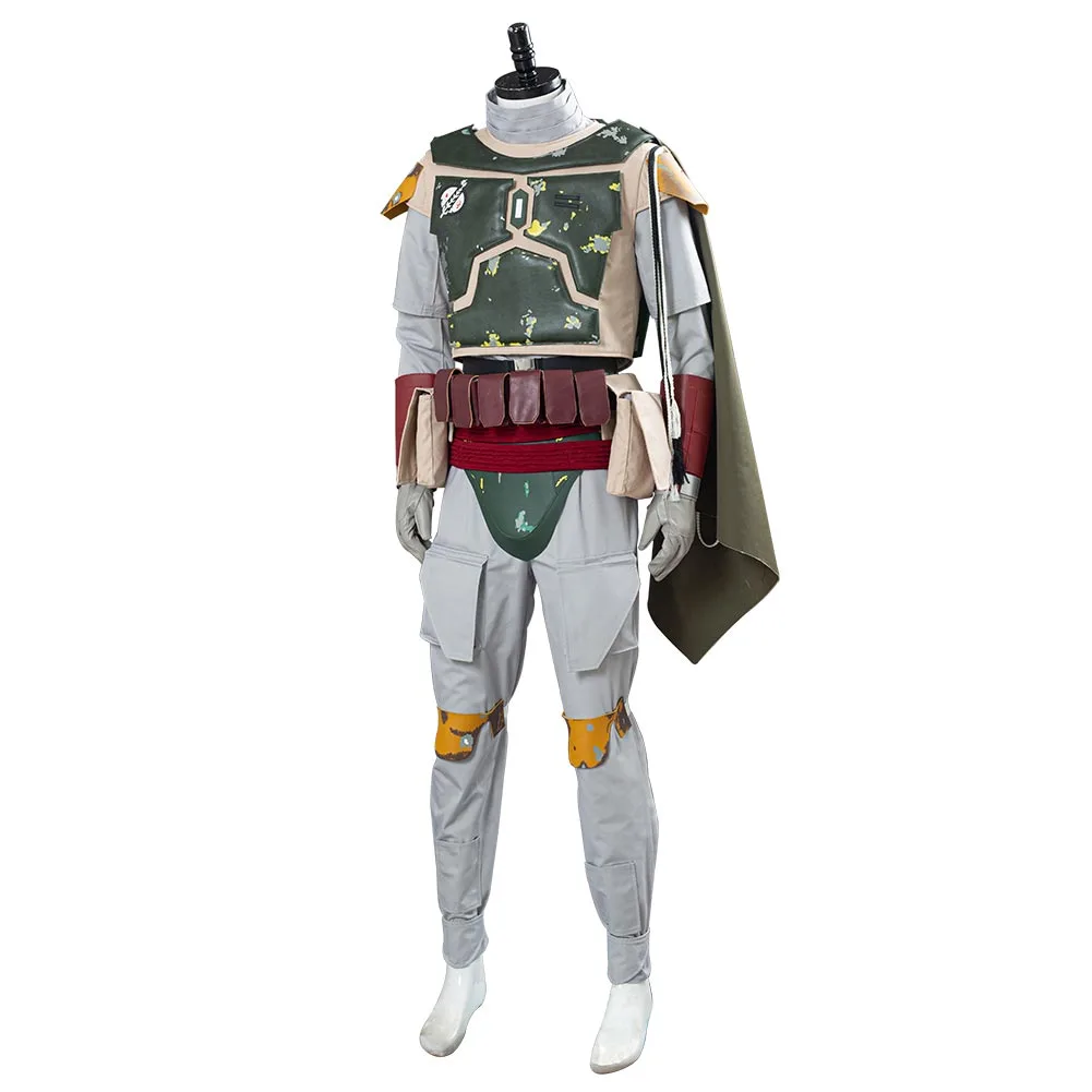 NewCosplay Star Wars The Book Of Boba Fett Halloween Carnival Suit Cosplay Costume - Image 3