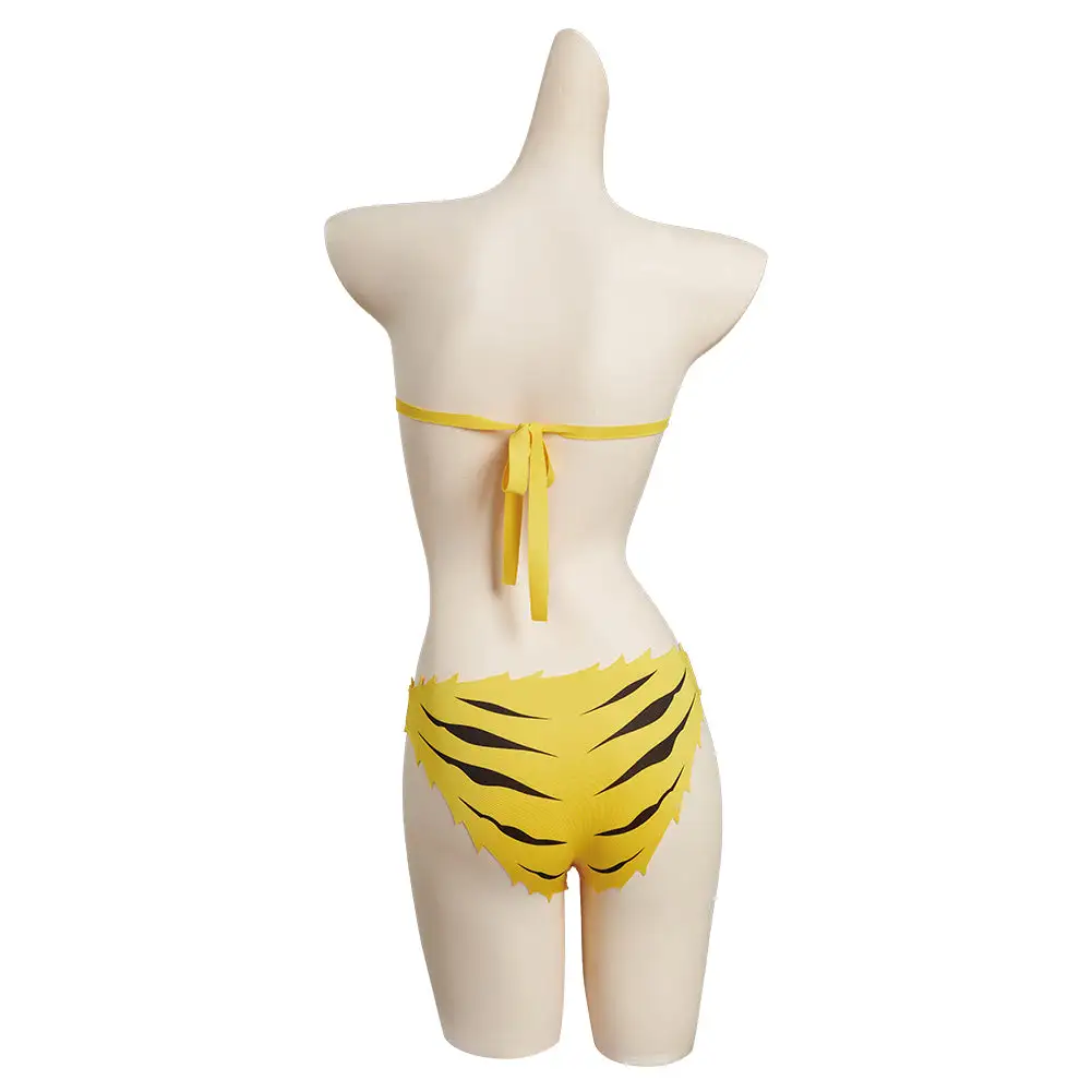 NewCosplay Urusei Yatsura Lum Swimwear Outfits Halloween Carnival Suit Cosplay Costume - Image 4