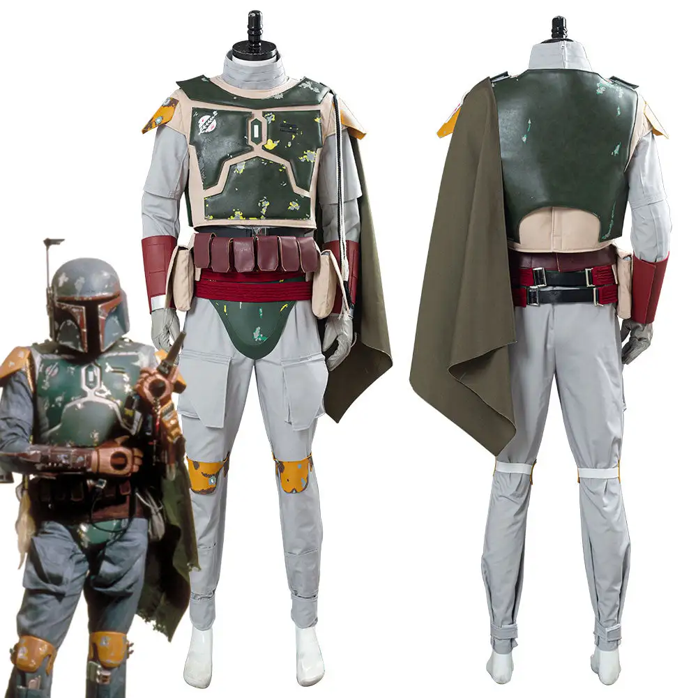 NewCosplay Star Wars The Book Of Boba Fett Halloween Carnival Suit Cosplay Costume