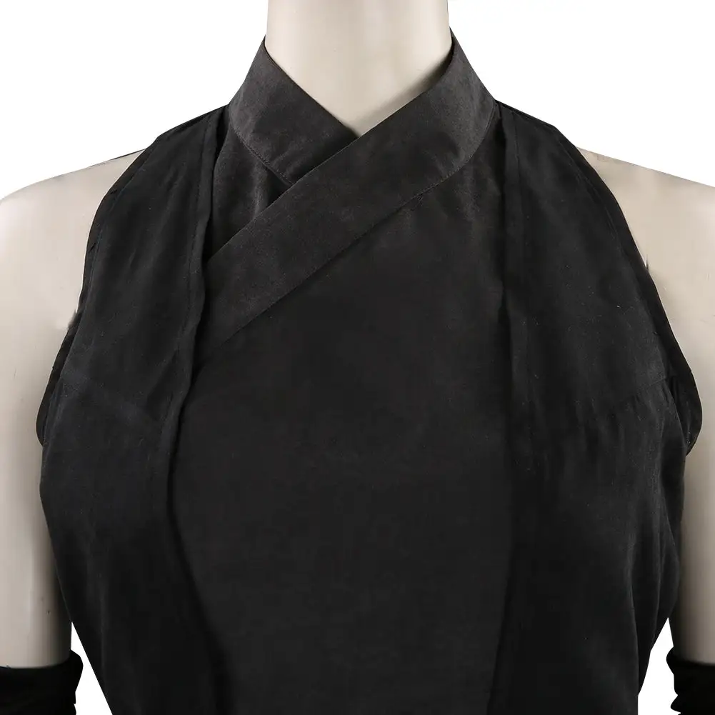 NewCosplay The Mandalorian Ahsoka Tano Black Outfits Halloween Carnival Suit Cosplay Costume - Image 6