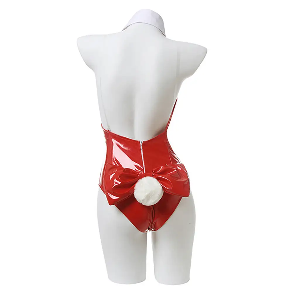 NewCosplay Anime Saenai Heroine No Sodatekata Eriri Spencer Sawamura Sexy Red Bunny Girl Costume Women Sexy Jumpsuit Cosplay Costume - Image 4