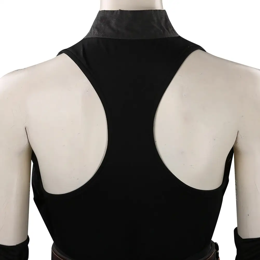 NewCosplay The Mandalorian Ahsoka Tano Black Outfits Halloween Carnival Suit Cosplay Costume - Image 7