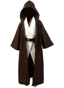 NewCosplay Kids Children Star Wars Obi Wan Kenobi Jedi Costume Cosplay Costume