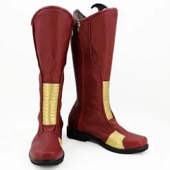 NewCosplay The Flash Season 4 Barry Allen Boots Cosplay Shoes