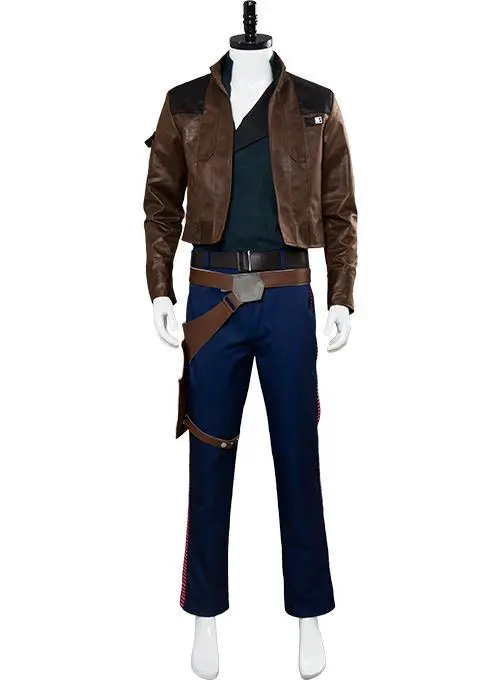 NewCosplay Solo: A Star Wars Story Han Solo Outfit Jacket Suit Cosplay Costume - Image 2